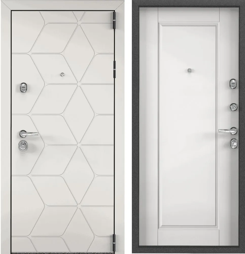 Фото Дверь Цербер 3К-Галеон Белый Сменная Панель DIS006424